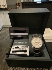 Tag Heuer Carrera Day Date Automatic WAR201D.BA0723 Box & Card. Watch Reg Cert