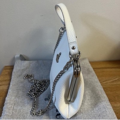 Vivienne Westwood White Vegan Top Handle Bag - Logo Accent, Kiss