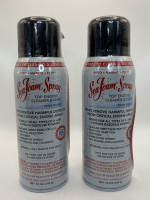 2-pack Sea Foam Top Engine Cleaner & Lube Quick Action Auto Marine Fleet 12oz