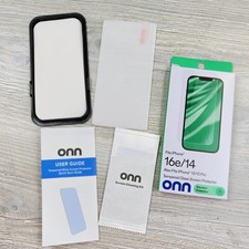 onn Glass Screen Protector for iPhone 16e /iPhone 14 / iPhone 13 / 13 Pro