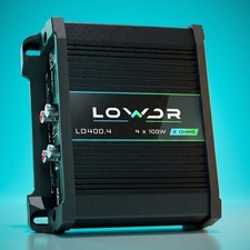 LOWDR LD 400.4 2 Ohm 400W RMS 4 Cahnnel Digital Amplifier Brazilian Tecnology