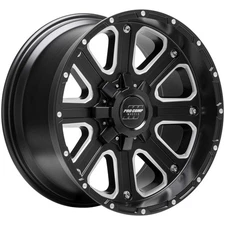 Pro Comp PA72 Axis 17x9 8x170 -6mm Black/Milled Wheel Rim 17" Inch