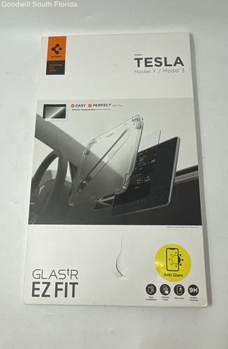 Spigen GlasTR EZ Fit 15" Auto-Display Protector For Tesla Model Y And Model 3