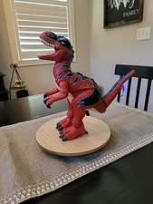2004 Mattel Imaginext Razor the T-Rex Dinosaur 11" Toy w/ Working Roar Sound VTG