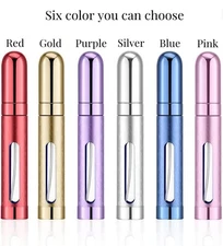 Travel Portable Refillable Perfume Atomizer Bottle 12ML Scent Pump Spray Empty