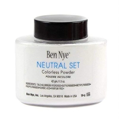 #ad Ben Nye Neutral Set Authentic Colorless Face Powder 1.5 oz 42gm $13.99