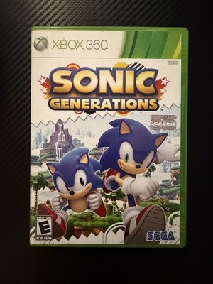 Sonic Generations Platinum Hits Xbox 360 Complete with Manual