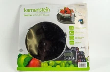 Kamenstein Stainless Steel Black Digital Kitchen Scale #668009