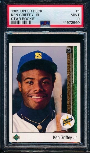 1989 Upper Deck 1 Ken Griffey Jr RC Star Rookie PSA 9 MINT - 41572560