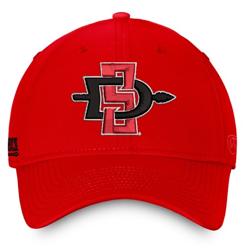 Men's Top of the World Red San Diego State Aztecs Reflex Flex Hat - Picture 2 of 4