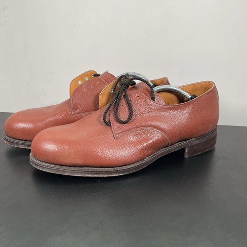 Goliath Safety Shoes Mens UK 12 Tan Leather Uppers Steel Toe Caps Workwear New - Picture 7 of 12