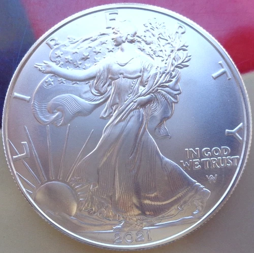 2021 American Silver Eagle BU $1 silver coin .999 fine silver