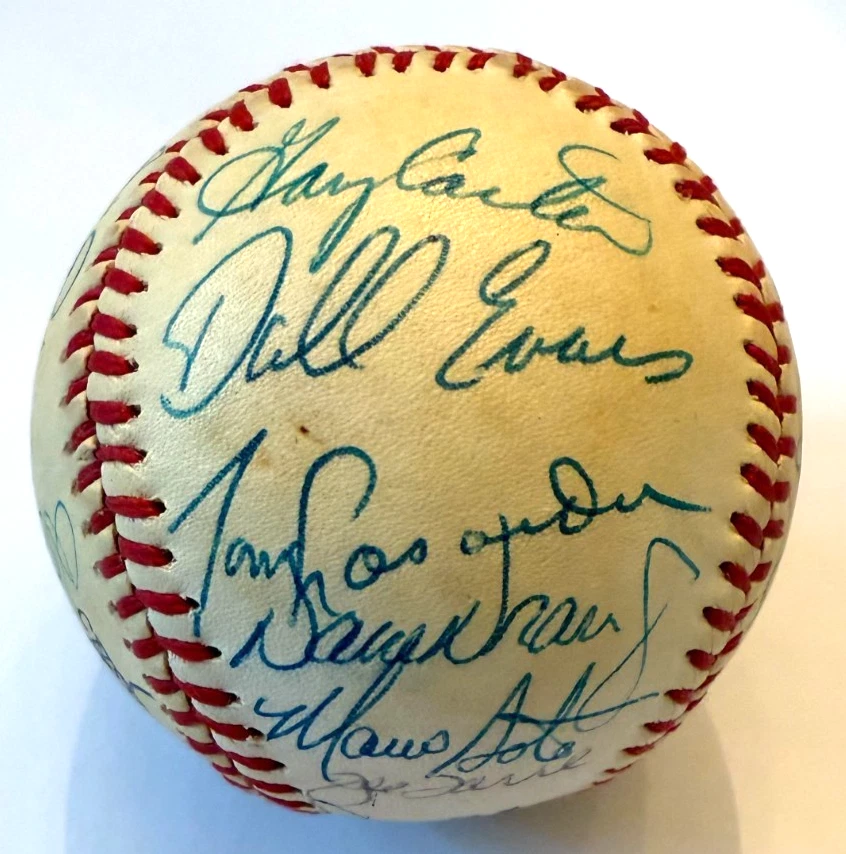 Béisbol firmado por el equipo All-Star de la Liga Nacional 1983 24 firmantes con LOA Foto 4 de 4