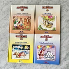 vintage 1985 The World Of Teddy Ruxpin Books Set of 4
