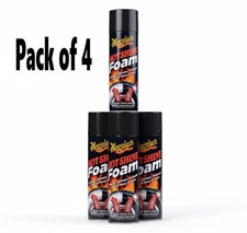 (4 Pack) Meguiar's Hot Shine Tire Foam, G13919, 19 oz, Aerosol, Easy Spray Foam