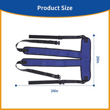 Multi-Buckle Wheelchair Restraint Belt   Adjustable Medical Safety Strap for ...