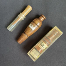 Lot Of 3 Vintage Faulks & Sure Shot Goose Calls