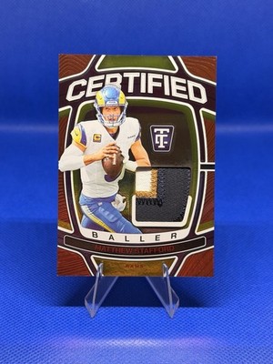 2024 Panini Certified - Certified Baller Matthew Stafford #CB-MTS Mirror Red /99