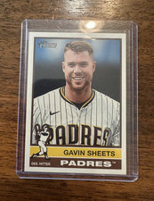 Topps 2025 Heritage High Number Gavin Sheets #711 Padres Base Image Variation