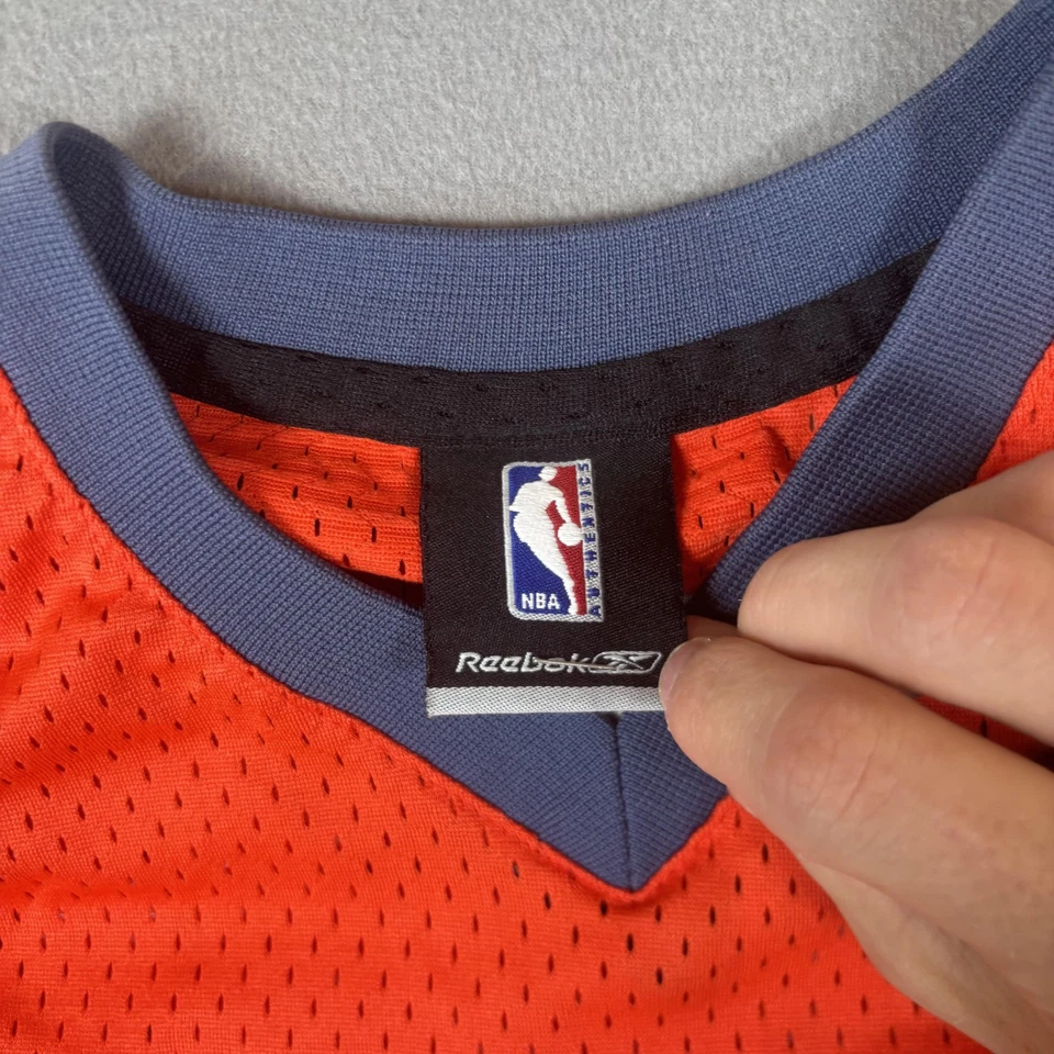 Camiseta De Colección Charlotte Bobcats Juvenil Mediana Roja NBA Baloncesto Okafor 50 Reebok Foto 2 de 4