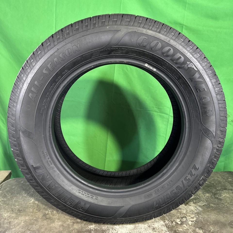 Single,Used-225/65R17 Goodyear Reliant All-season 102H 8/32 DOT 0625 | eBay