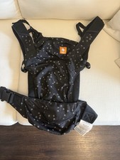 Tula Lite Carrier Discover Baby Carrier Black Star Print Buckle Storage Pocket