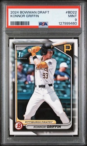 2024 Bowman Draft Konnor Griffin 1st Bowman (RC) #BD-22 Pirates PSA 9💥