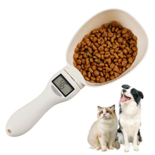 Nuovo misurino elettronico per alimenti per animali domestici - bilancia digitale a cucchiaio con display LED - Foto 8 di 8