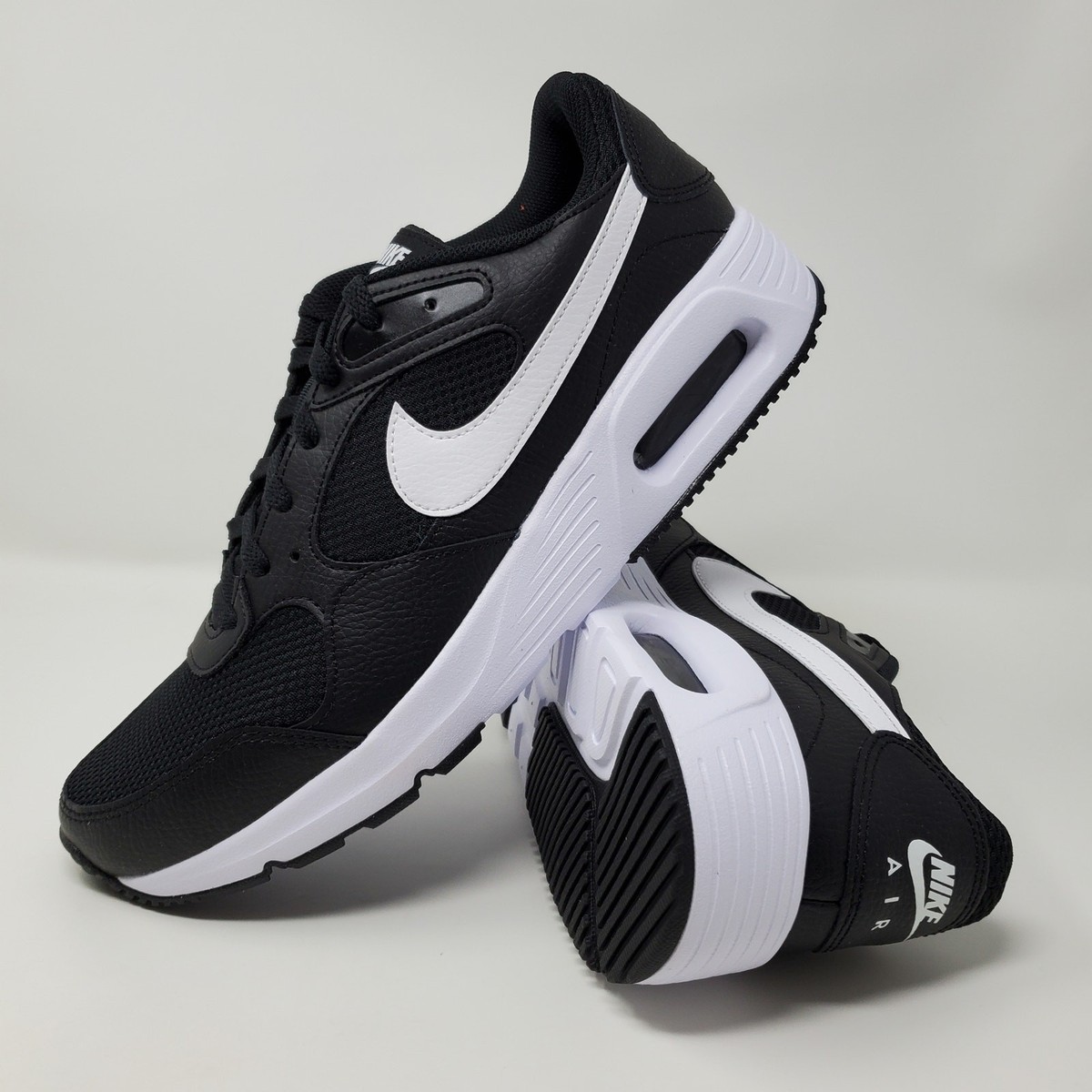 Nike Shoes Mens 11.5 Air Max SC Black White Athletic Sneakers CW4555 002 *Flaw s-l1200.jpg main image 4