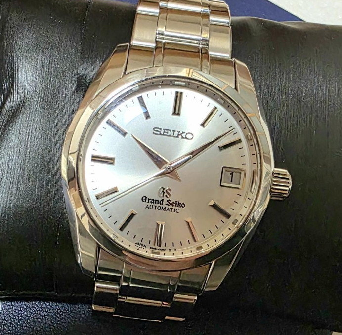 Grand Seiko SBGR051 Mens 37mm Stainless Steel Automatic Watch w Box Papers
