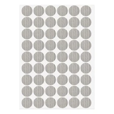 54Pcs 21mm Self Adhesive Screw Hole Cover Stickers Textured Gray