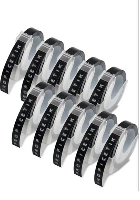 PROFICETIK 10 X S0898130 Compatible With dymo Omega Label tape Self -Adhesive