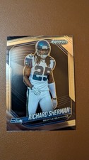 Richard Sherman 2025 Panini Black Football No. 136 Seattle Seahawks 