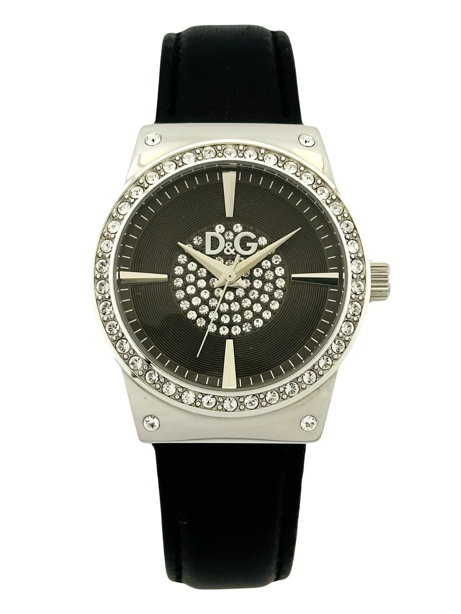 Dolce & Gabbana Leather Jeweled Wristwatch D&G Watch-dolge and Gabbana Wristwatch Jewel Jewelry  main image 3