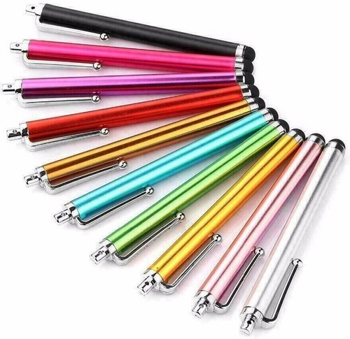 Stylus Pens Lot of 10 Colourful Capacitive for Touch Screen iPhone iPad Tablet - Picture 10 of 13