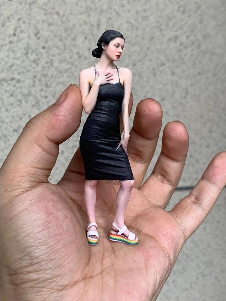 1/18 1/16 1/12 微型优雅女式美容模型场景道具汽车玩具 — 第 2/4 张图片