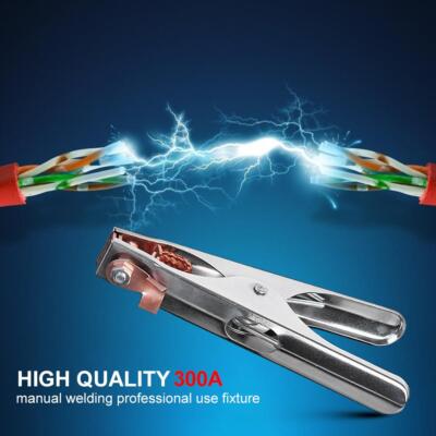 300A Earth Ground Cable Clip Clamp Welding Manual Welder Electrode Holder