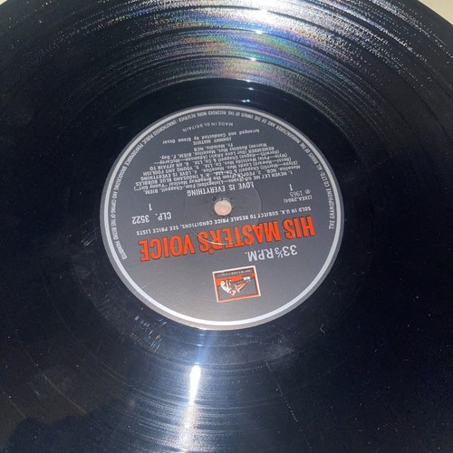 JOHNNY MATHIS: love is everything MERCURY 12" LP - Picture 6 of 6