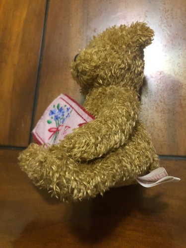 TY Beanie Baby Original Thanks a Bunch Thank You Bear Beanbag Plush Doll - Picture 3 of 5