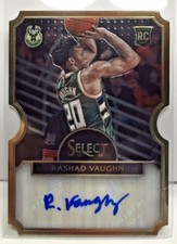 Rashad Vaughn 2015-16 Panini Select Die-Cut RC Autograph Auto #'d 41/60 - BUCKS