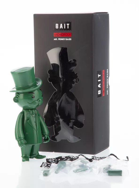 BAIT MONOPOLY MR. PENNY BAGS フィギュア Bait x Monopoly x Switch - MR. PENNY BAGS VYNIL FIGURE | eBay