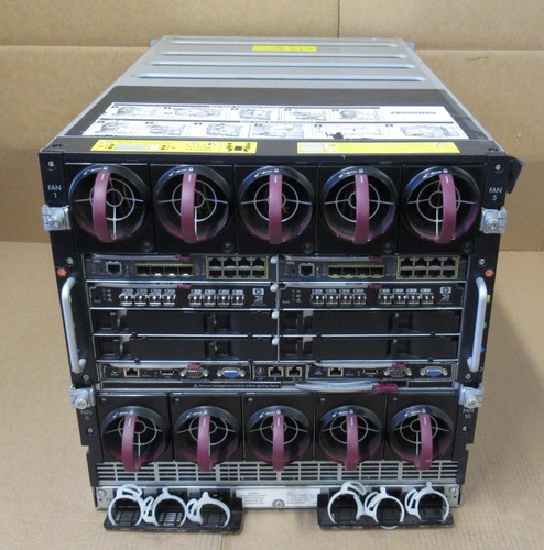 HP Blade System BL C7000 GEN2 Platinum Chassis 6x 2400W 10x Fans 2xOA BLC7000 - Picture 2 of 4