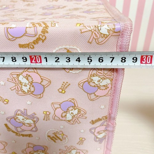 Sanrio Little Twin Stars Kiki Lala Storage Box Pink Ribbon Partition RARE Japan - Picture 15 of 24
