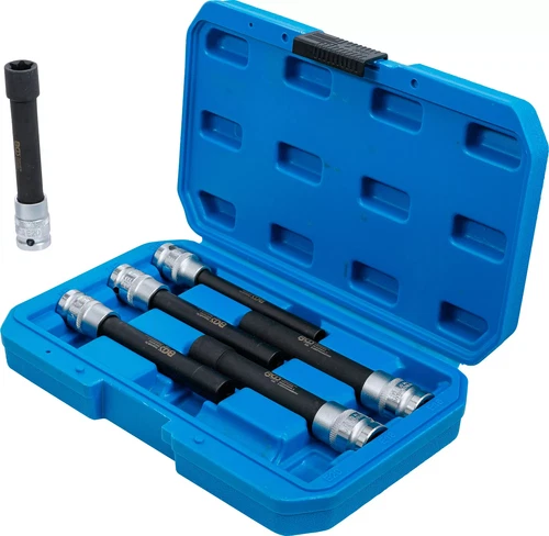 BGS TORX E-Profil-Steckschlüssel Satz 1/2" Nüsse extra lang E10-12-14-16-18-20 