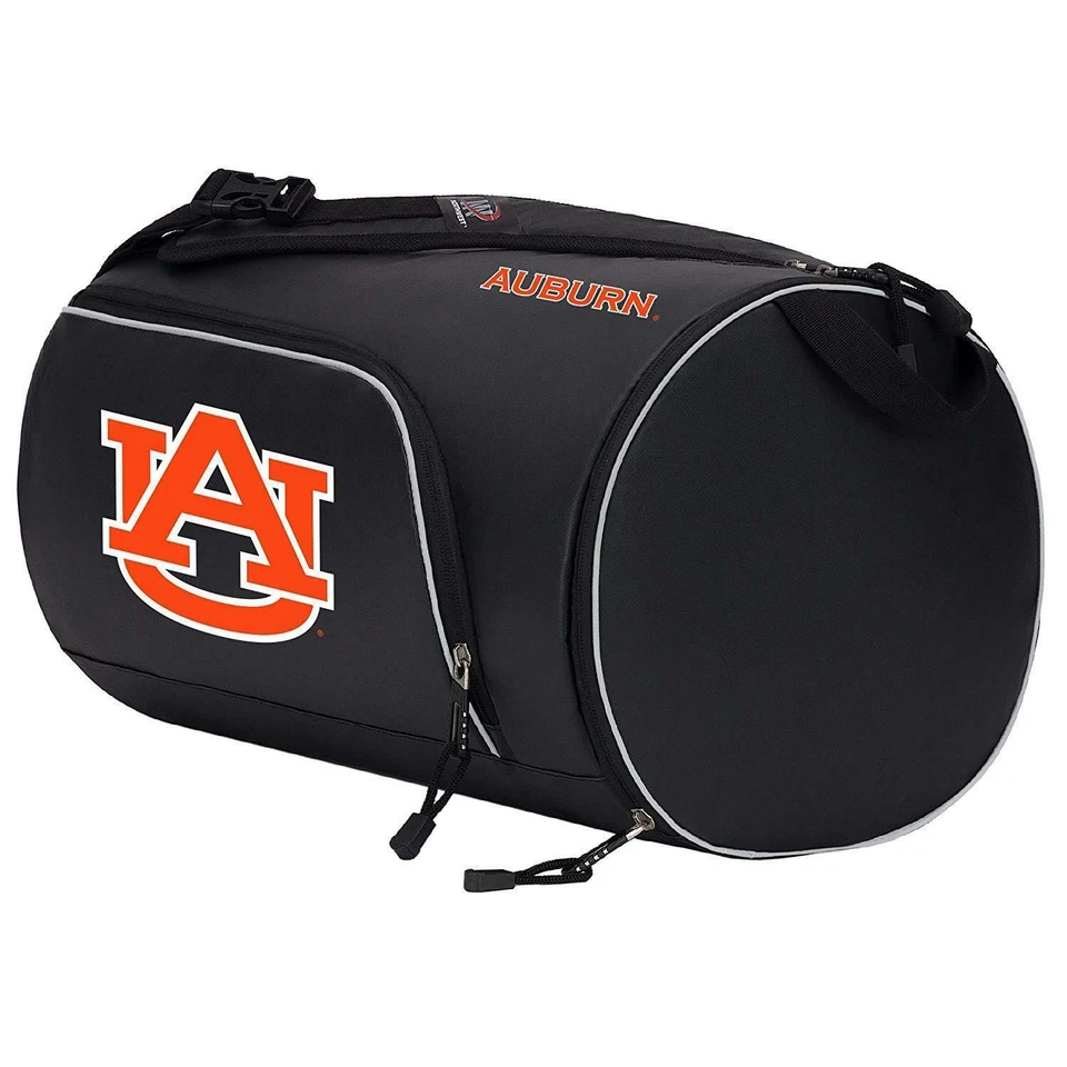 Nuevo NCAA Auburn Tigers Squadron Premium Bolsa de Lona Bolsa de Gimnasio Bolsa de Entrenamiento Foto 2 de 4