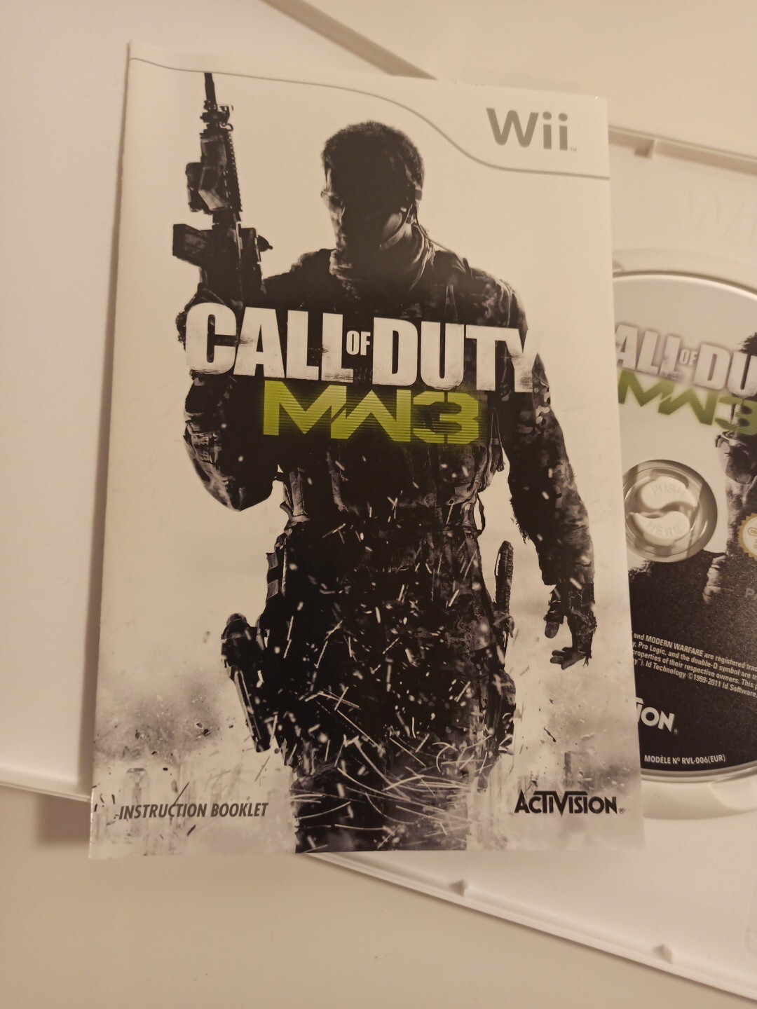 Call of Duty Modern Warfare 3 Nintendo Wii UK PAL MW3