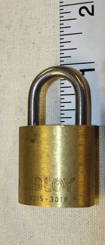 Abloy model 3015 vintage mini padlock with 2 working keys - made in Finland - Picture 5 of 6