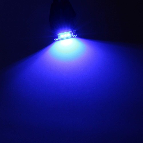Alla DE3175 31MM Blue 3-LED Dome Light Bulb,Overhead Top Upper Reading Festoon - Bild 4 von 9