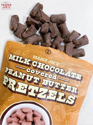Trader Joe's Milk Chocolate Covered Peanut Butter Pretzels 12 oz