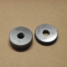 1pair Pipe thread ring gauge BSPP External Straight thread Measuring G1/8-28